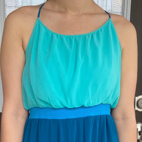 Size L American Eagle Chiffon Dress - Picture 2 of 5